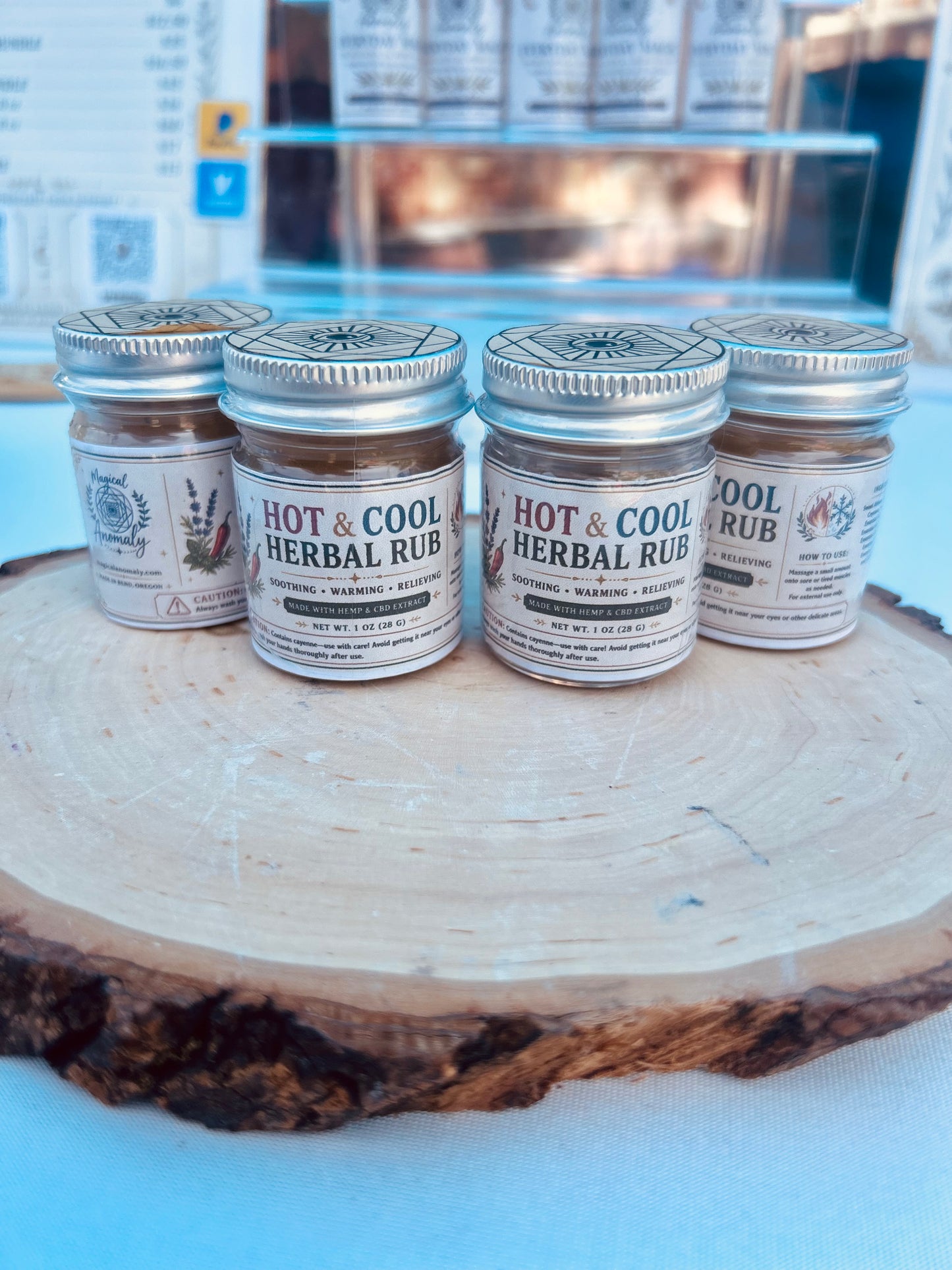 Hot and Cool Herbal Rub 1oz.
