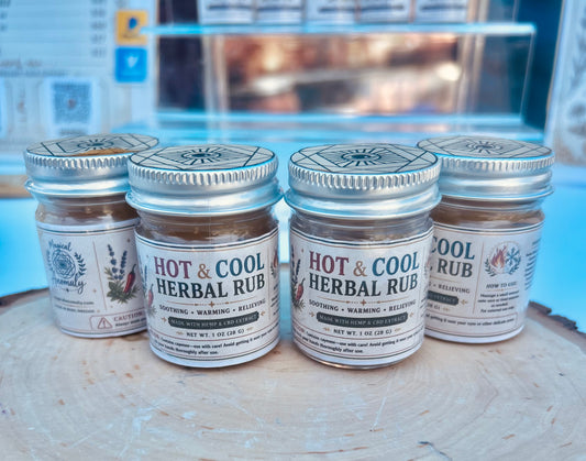 Hot and Cool Herbal Rub 1oz.